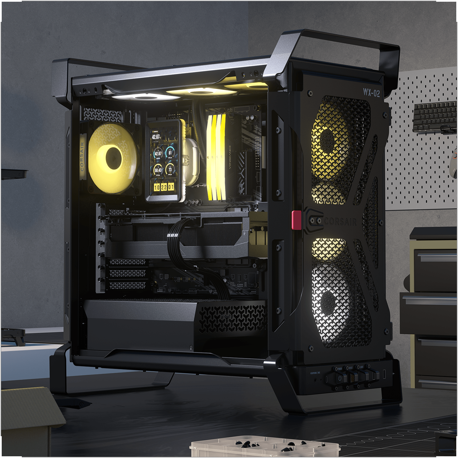 iCUE LINK TITAN II 360 RX LCD AIO 水冷式 CPU クーラー | CORSAIR